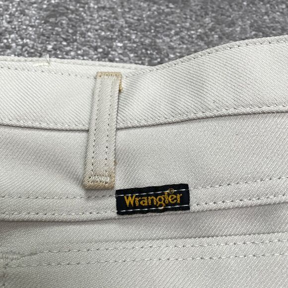 Wrangler Vintage 80's 82RPT Cropped Western Dress Pants Mens 36x25 Gray Straight - Picture 5 of 16